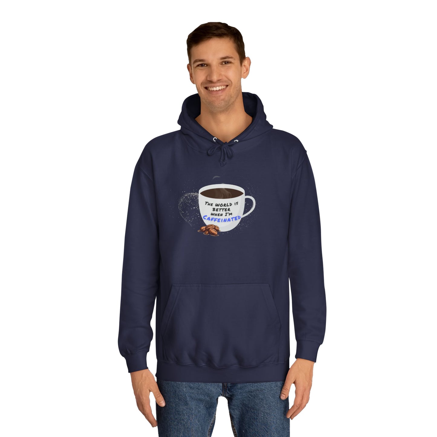 Caffeine Lover Hoodie - Unisex College Hoodie