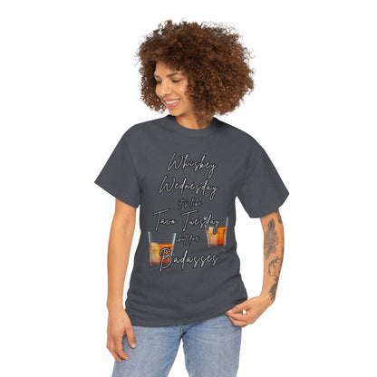 Whiskey Wednesday, Unisex Heavy Cotton Tee