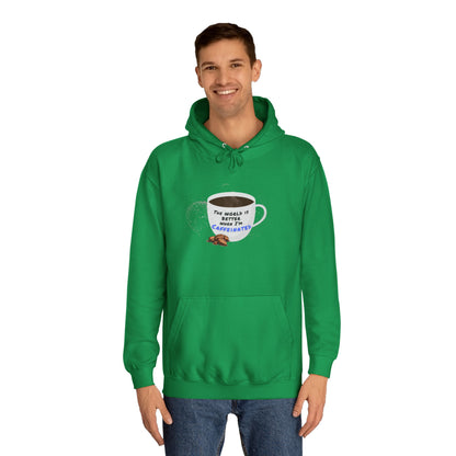 Caffeine Lover Hoodie - Unisex College Hoodie