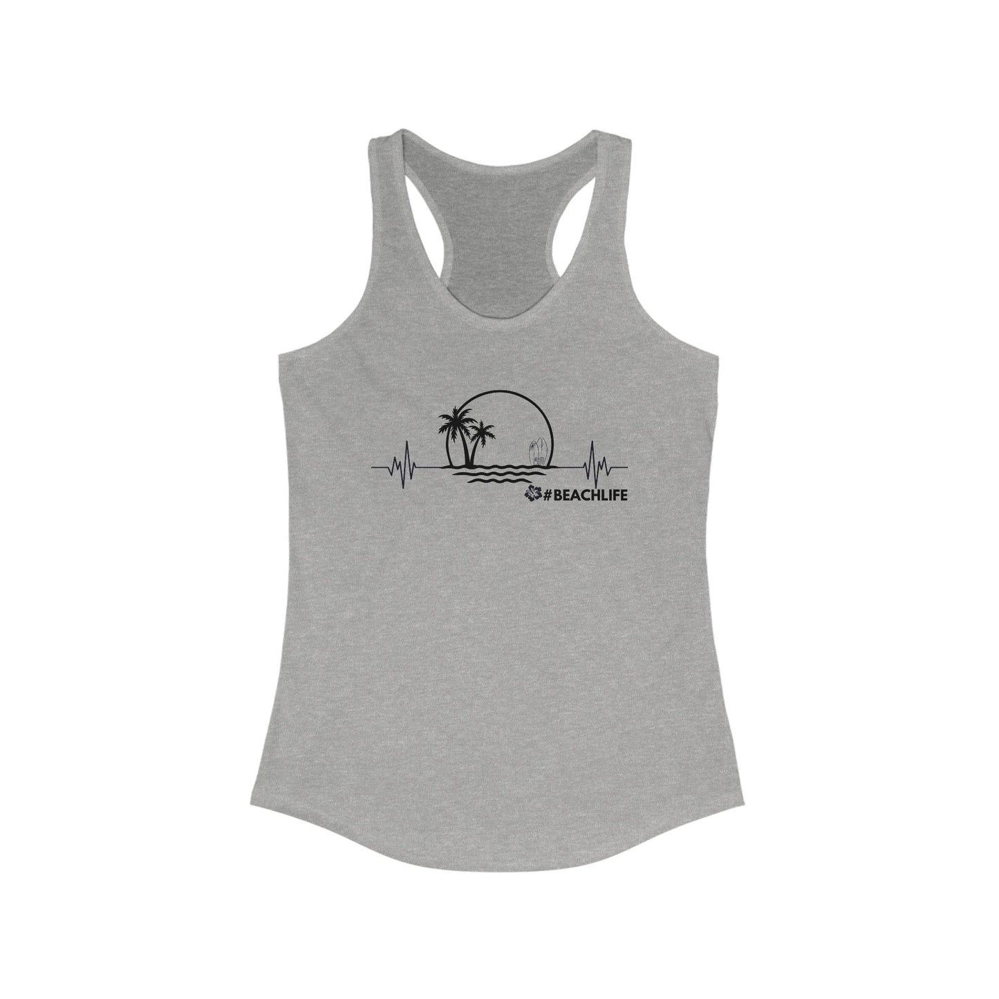 Beach Life Racerback Tank - Perfect Summer Top for Women