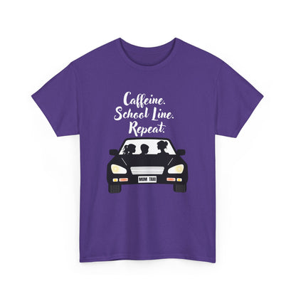 Retro Car Ride Unisex Heavy Cotton Tee - Fun Adventure Graphic Tee