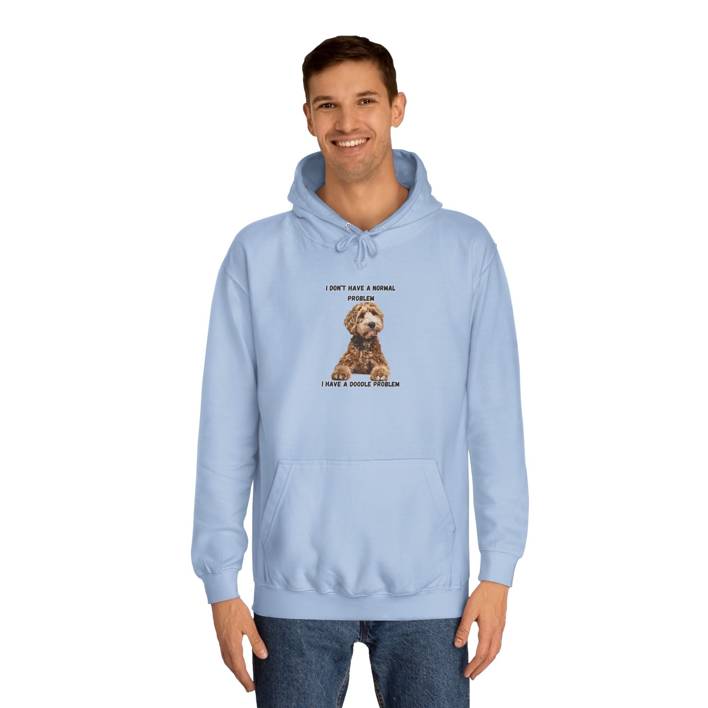 I have a Doodle Problem, Unisex College Hoodie