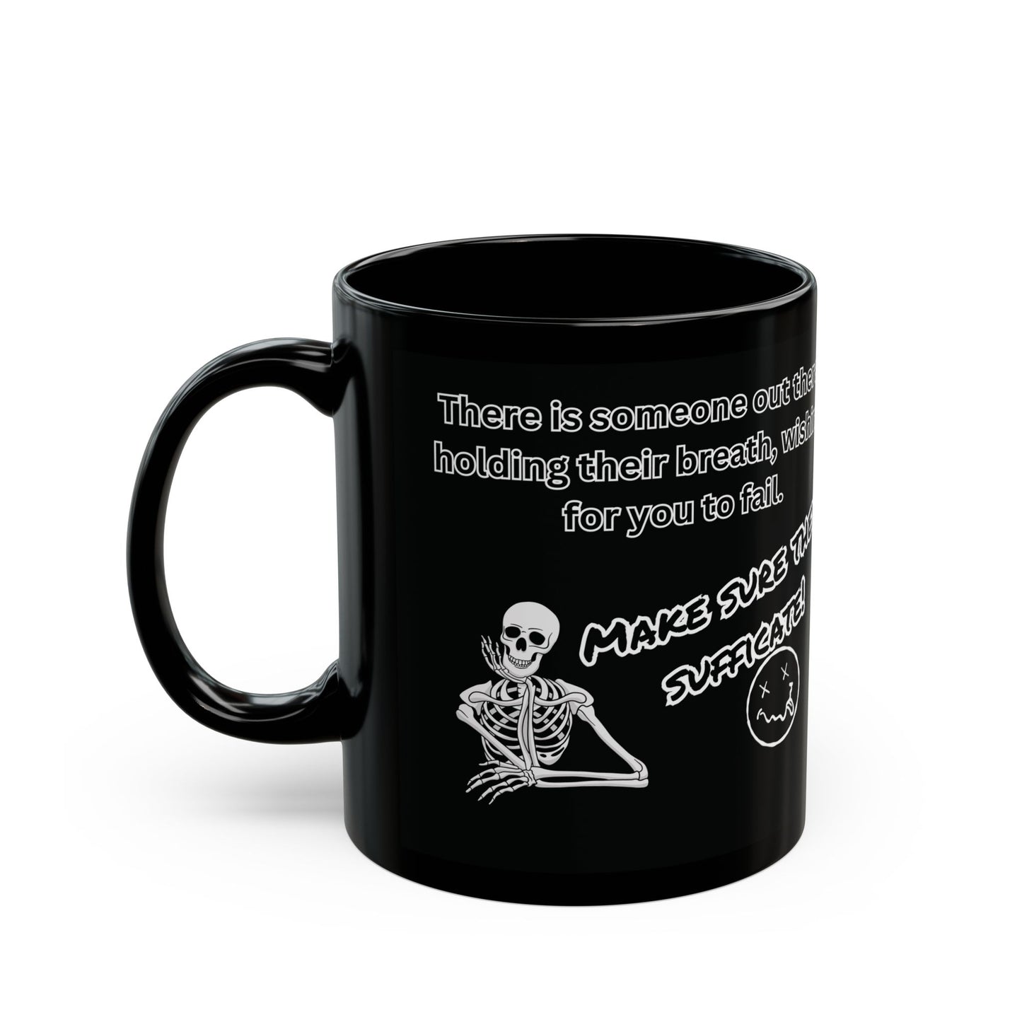 Skeleton, Black Mug (11oz, 15oz)