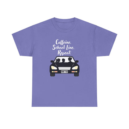 Retro Car Ride Unisex Heavy Cotton Tee - Fun Adventure Graphic Tee