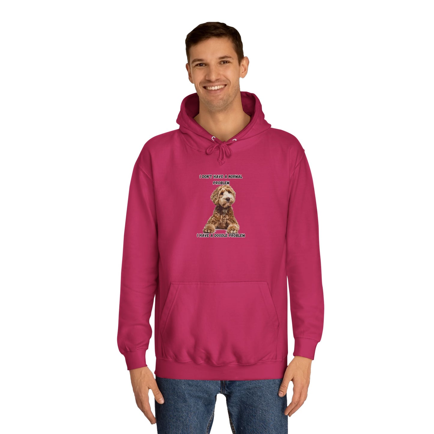 I have a Doodle Problem, Unisex College Hoodie