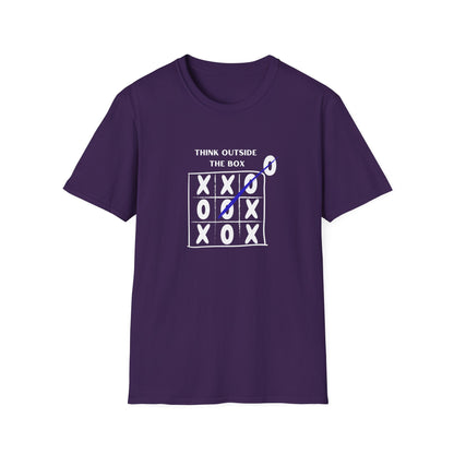 Think Outside the Box Unisex T-Shirt - Creative & Motivational Graphic Tee