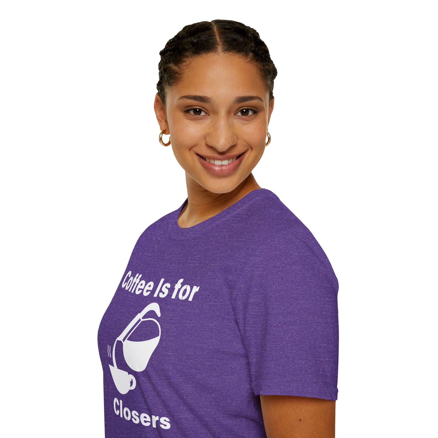 Coffee Is for Closers Unisex Softstyle T-Shirt - Perfect Gift for Coffee Lovers & Ambitious Professionals