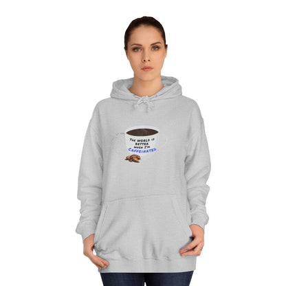 Caffeine Lover Hoodie - Unisex College Hoodie