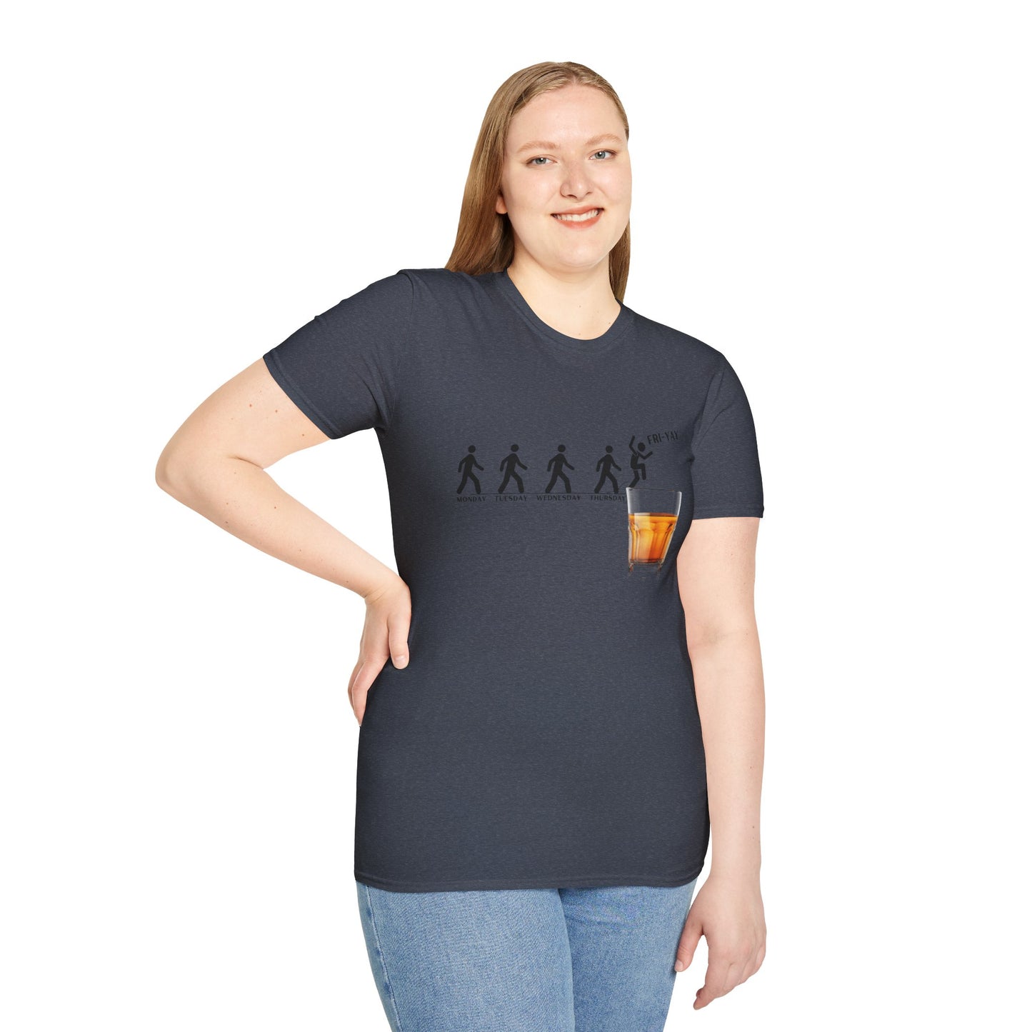 Fri-YAY Whiskey, Softstyle T-Shirt
