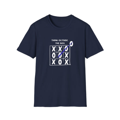Think Outside the Box Unisex T-Shirt - Creative & Motivational Graphic Tee