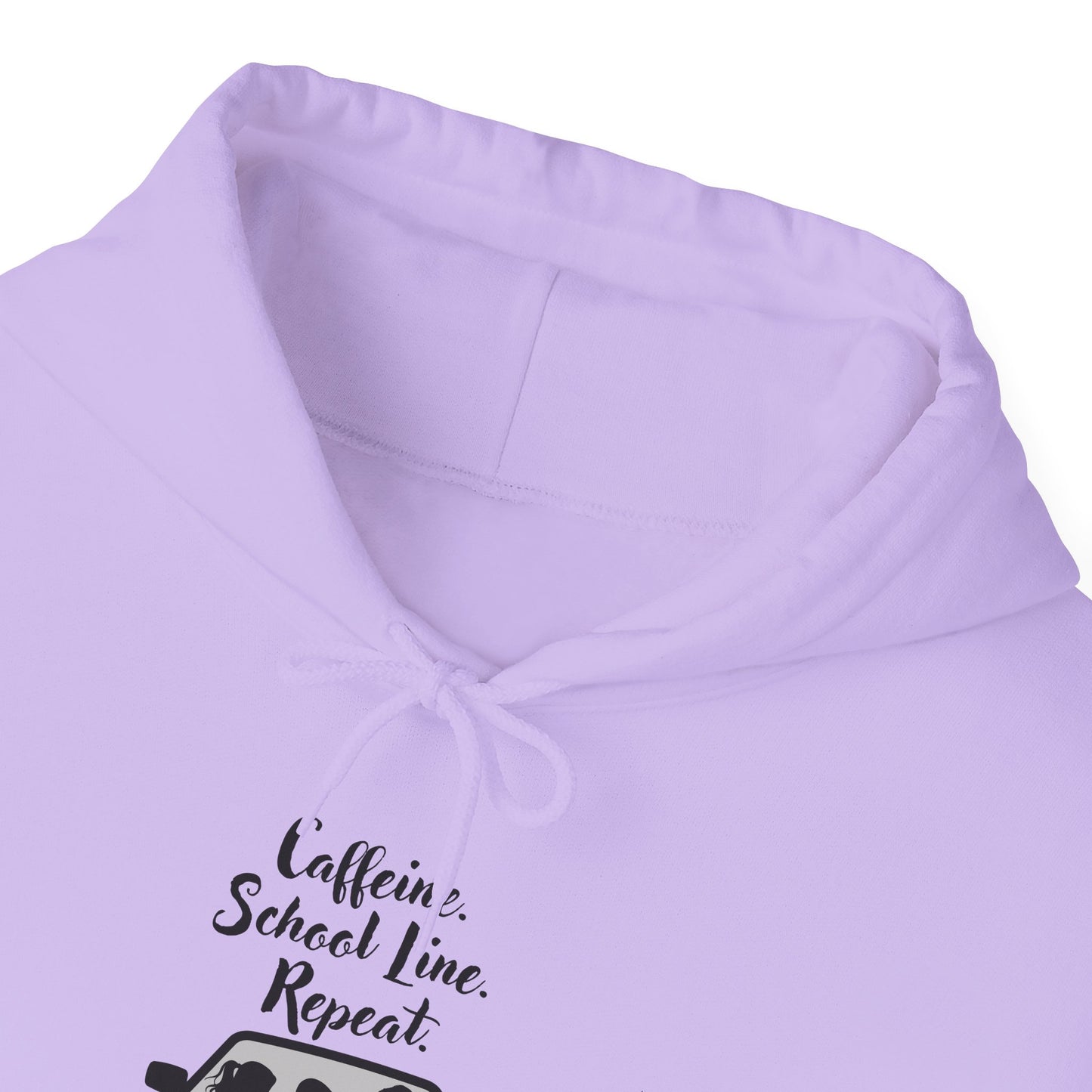 Caffeine, Car, Time Repeat Hoodie | Cozy Unisex Sweatshirt for Coffee Lovers