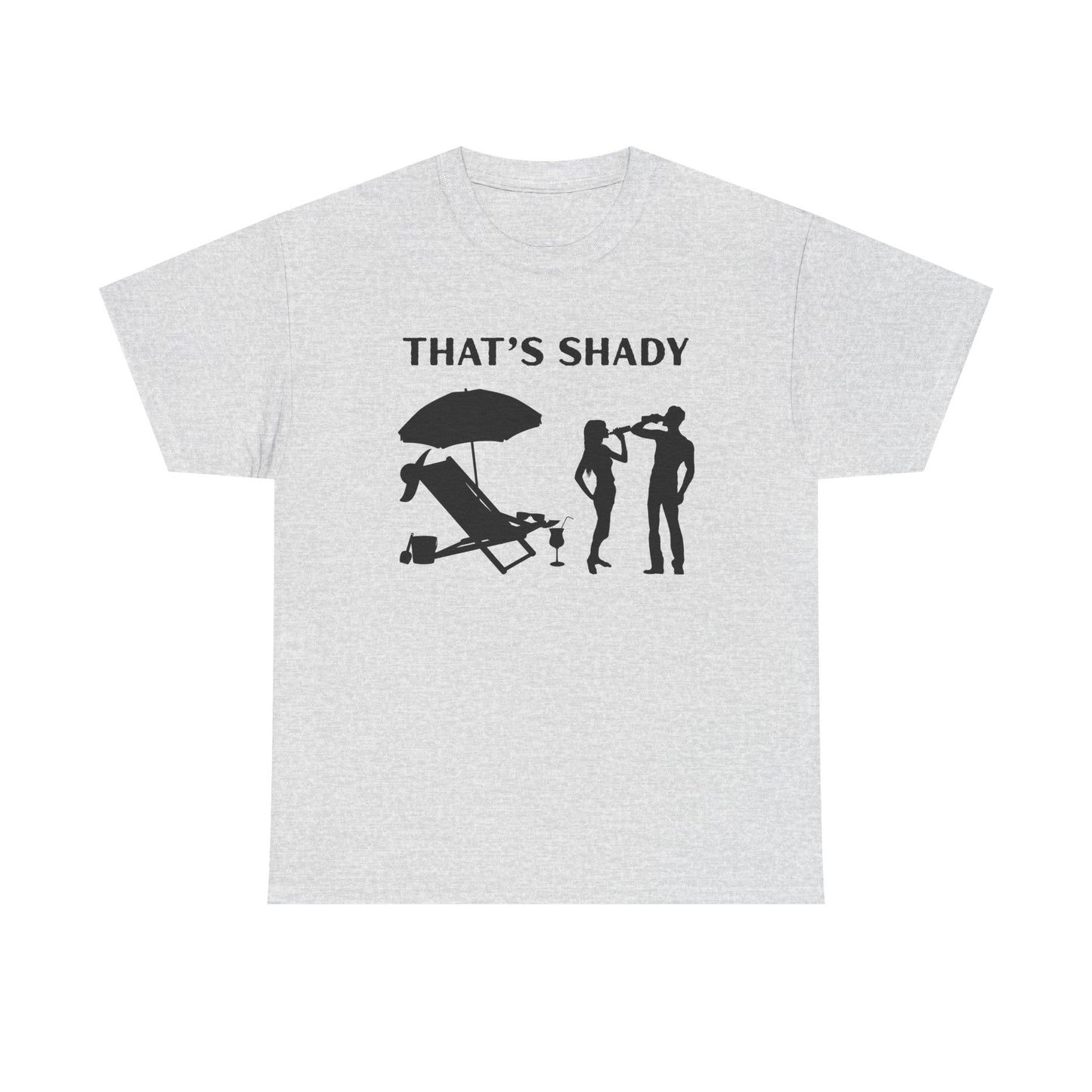 Funny Summer Tee, That's Shady Quote T-Shirt, Beach Dad Gift, Pool Party Outfits, Vacation Humor Tee, Unisex Cotton Shirt