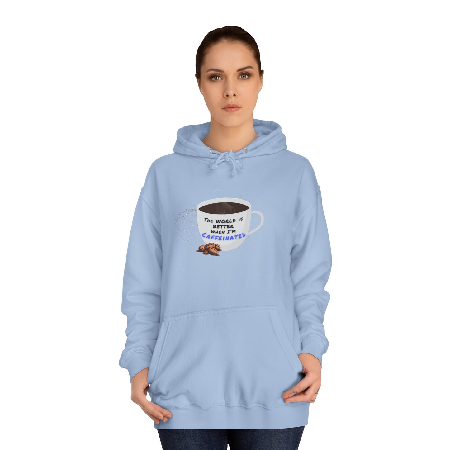 Caffeine Lover Hoodie - Unisex College Hoodie