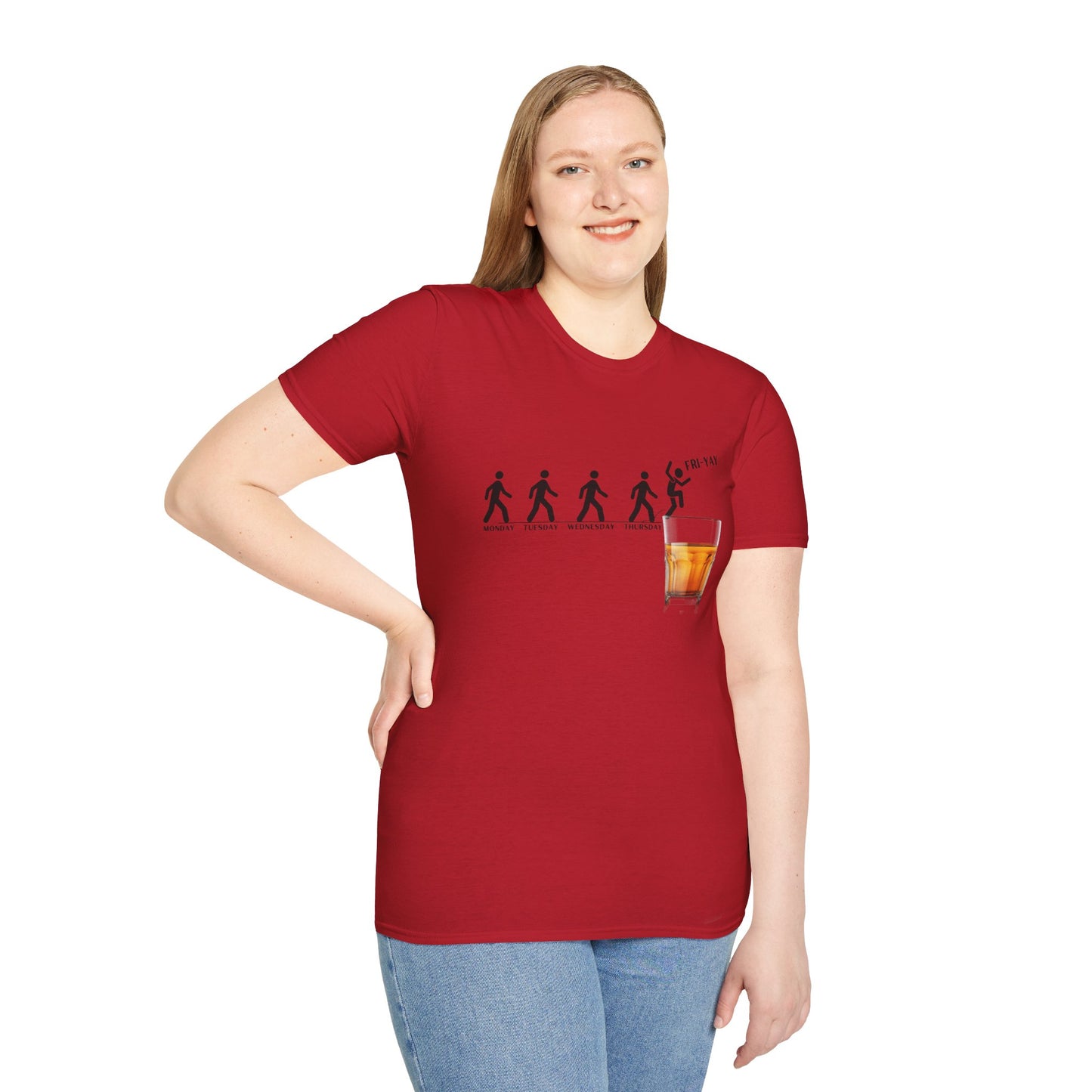 Fri-YAY Whiskey, Softstyle T-Shirt