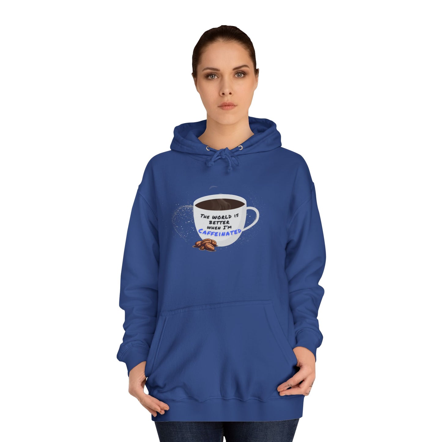 Caffeine Lover Hoodie - Unisex College Hoodie