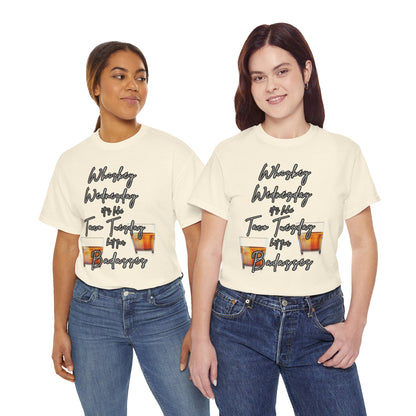 Whiskey Wednesday, Unisex Heavy Cotton Tee