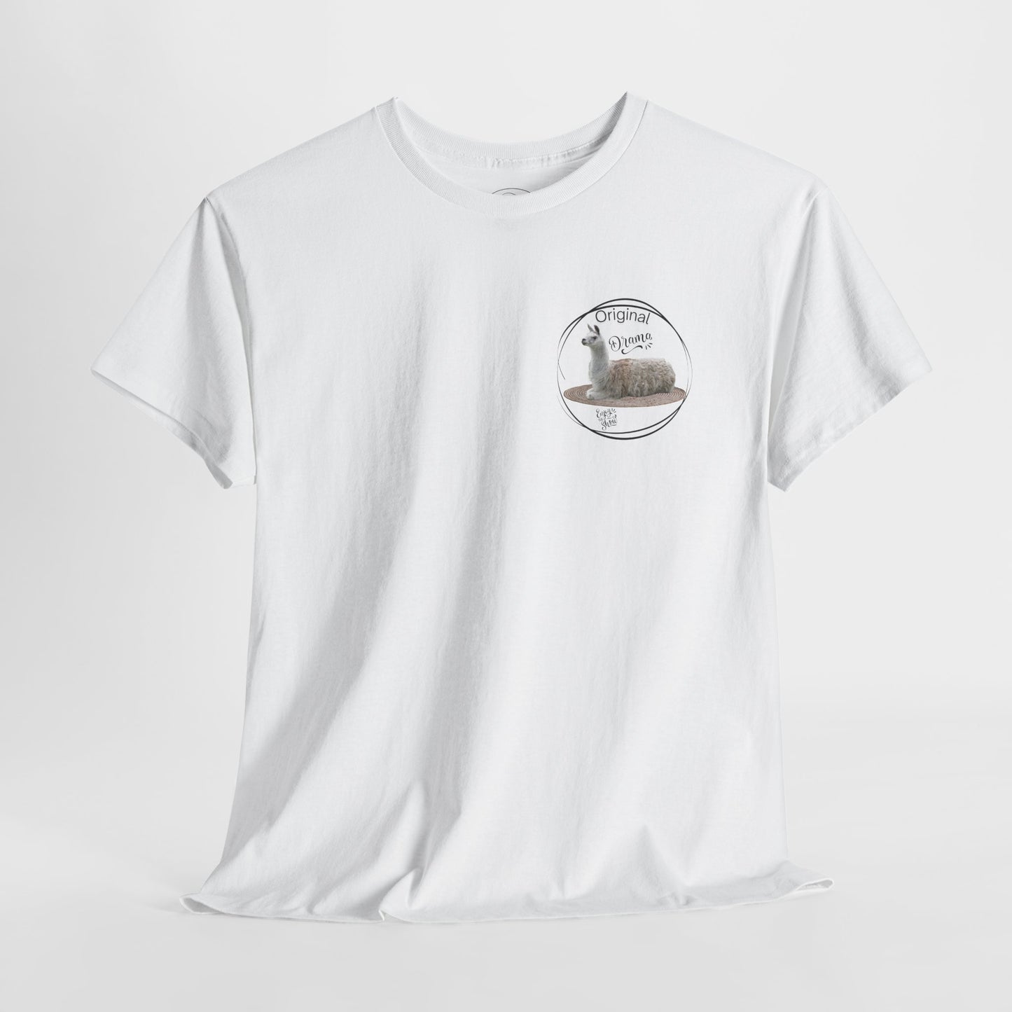 Funny Alpaca Tee, Unisex Cotton Shirt, Cute Animal Graphic Tee, Casual Wear, Gift for Animal Lovers, Birthday, Humor Apparel