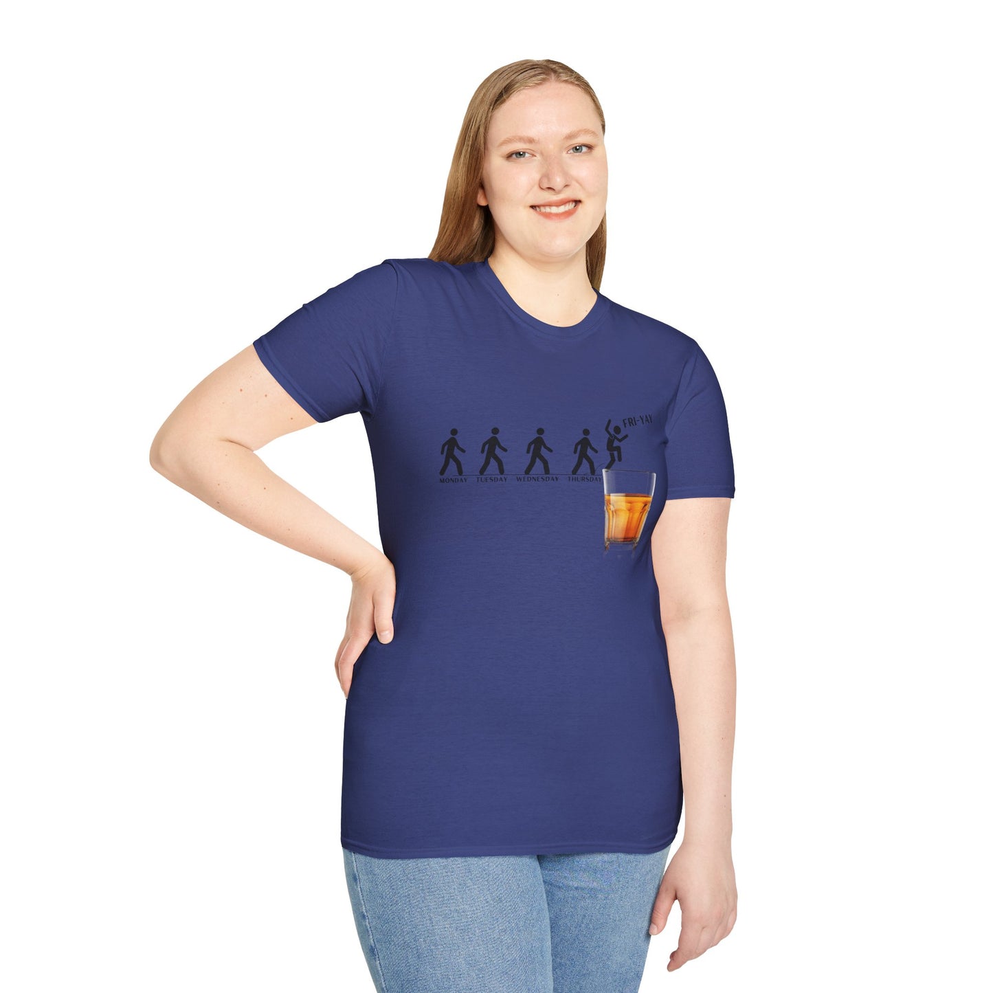 Fri-YAY Whiskey, Softstyle T-Shirt