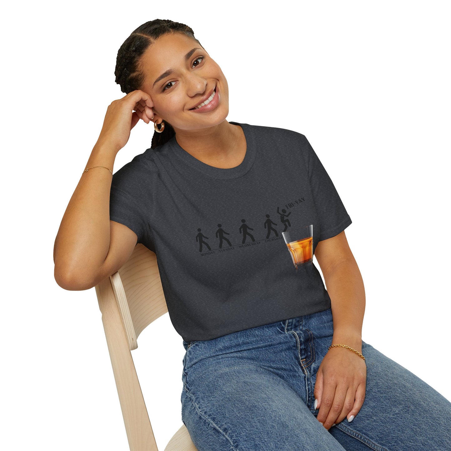 Fri-YAY Whiskey, Softstyle T-Shirt