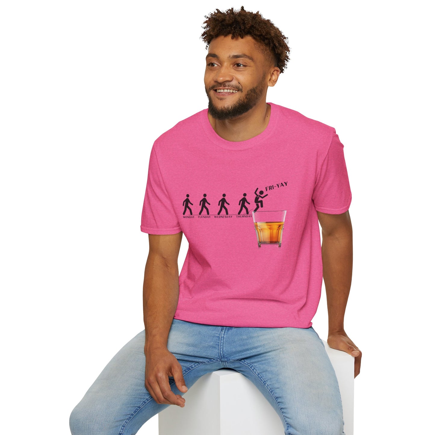 Fri-YAY Whiskey, Softstyle T-Shirt