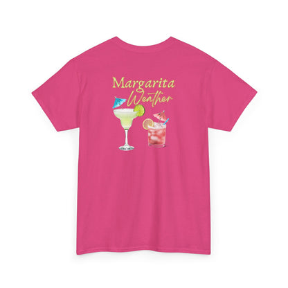 Margarita Vibe Unisex Heavy Cotton Tee, Perfect for Summer Gatherings, Beach Days, Birthday Celebrations, Drink Lovers, Casual Wear