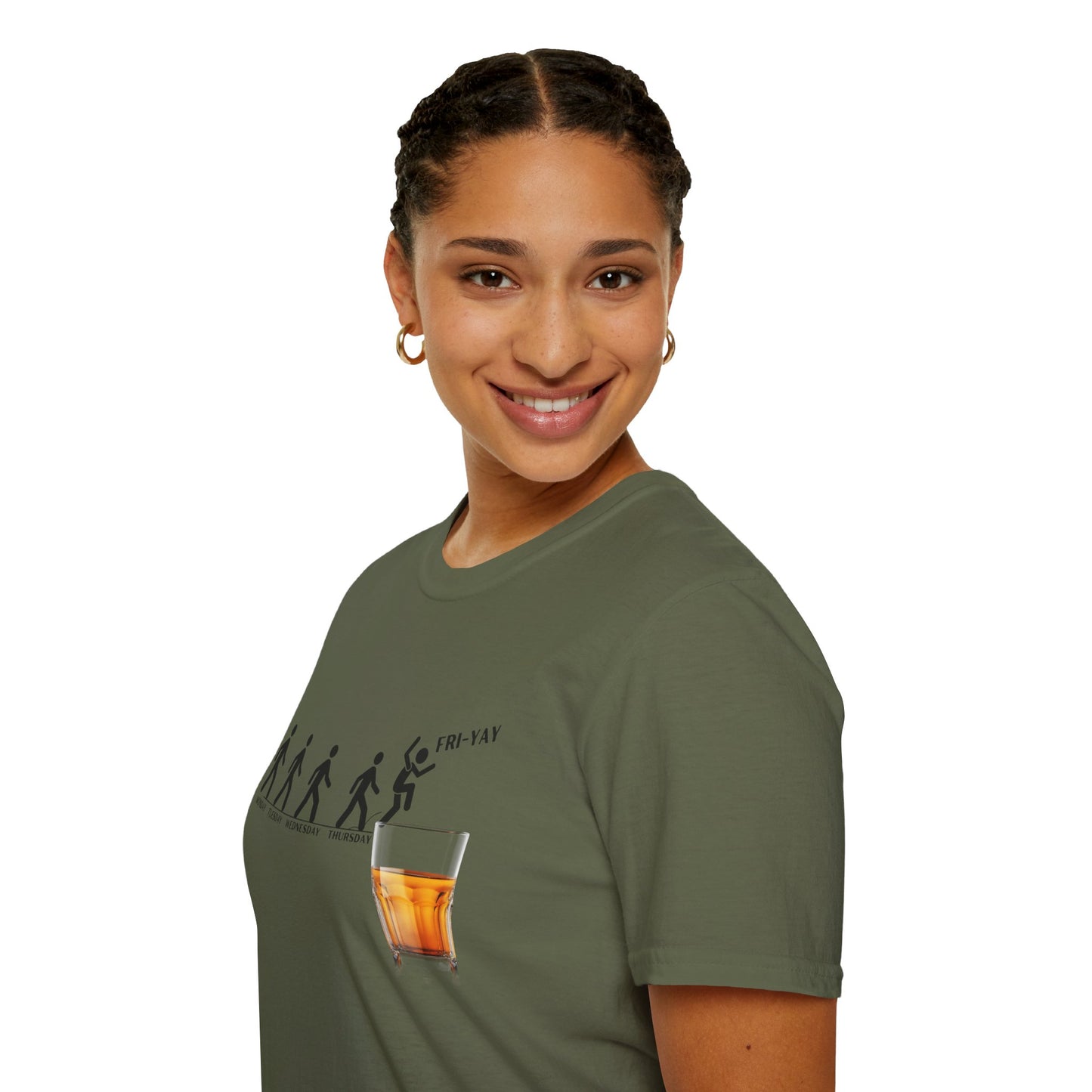 Fri-YAY Whiskey, Softstyle T-Shirt