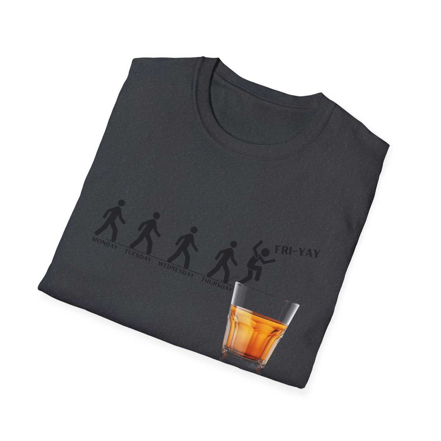 Fri-YAY Whiskey, Softstyle T-Shirt