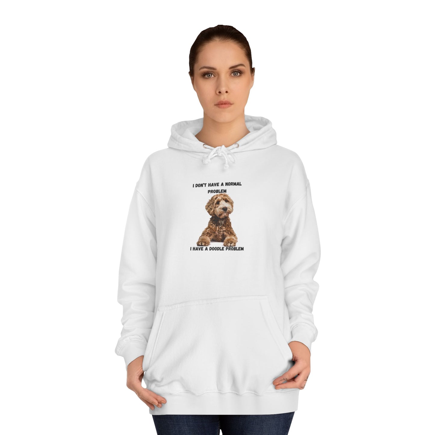 I have a Doodle Problem, Unisex College Hoodie