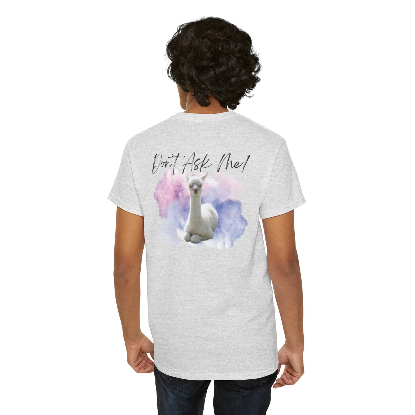 Funny Alpaca Tee, Unisex Cotton Shirt, Cute Animal Graphic Tee, Casual Wear, Gift for Animal Lovers, Birthday, Humor Apparel