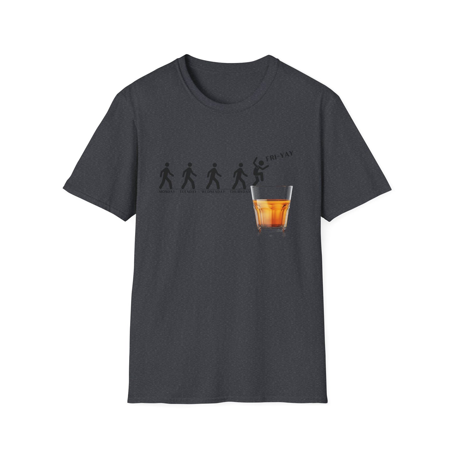 Fri-YAY Whiskey, Softstyle T-Shirt