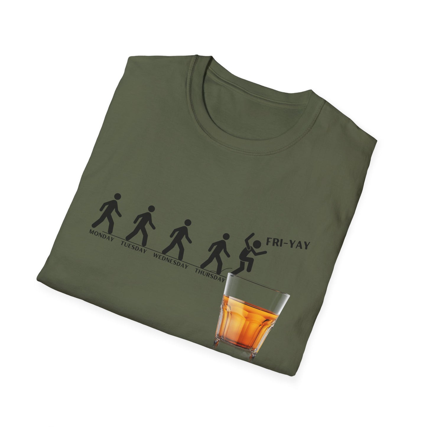 Fri-YAY Whiskey, Softstyle T-Shirt