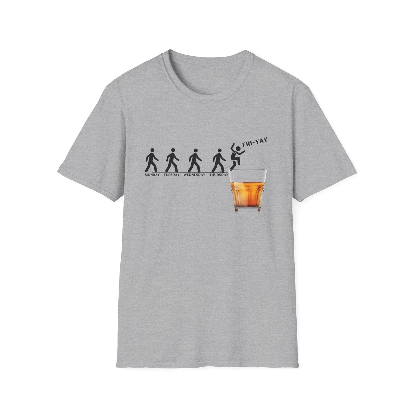 Fri-YAY Whiskey, Softstyle T-Shirt