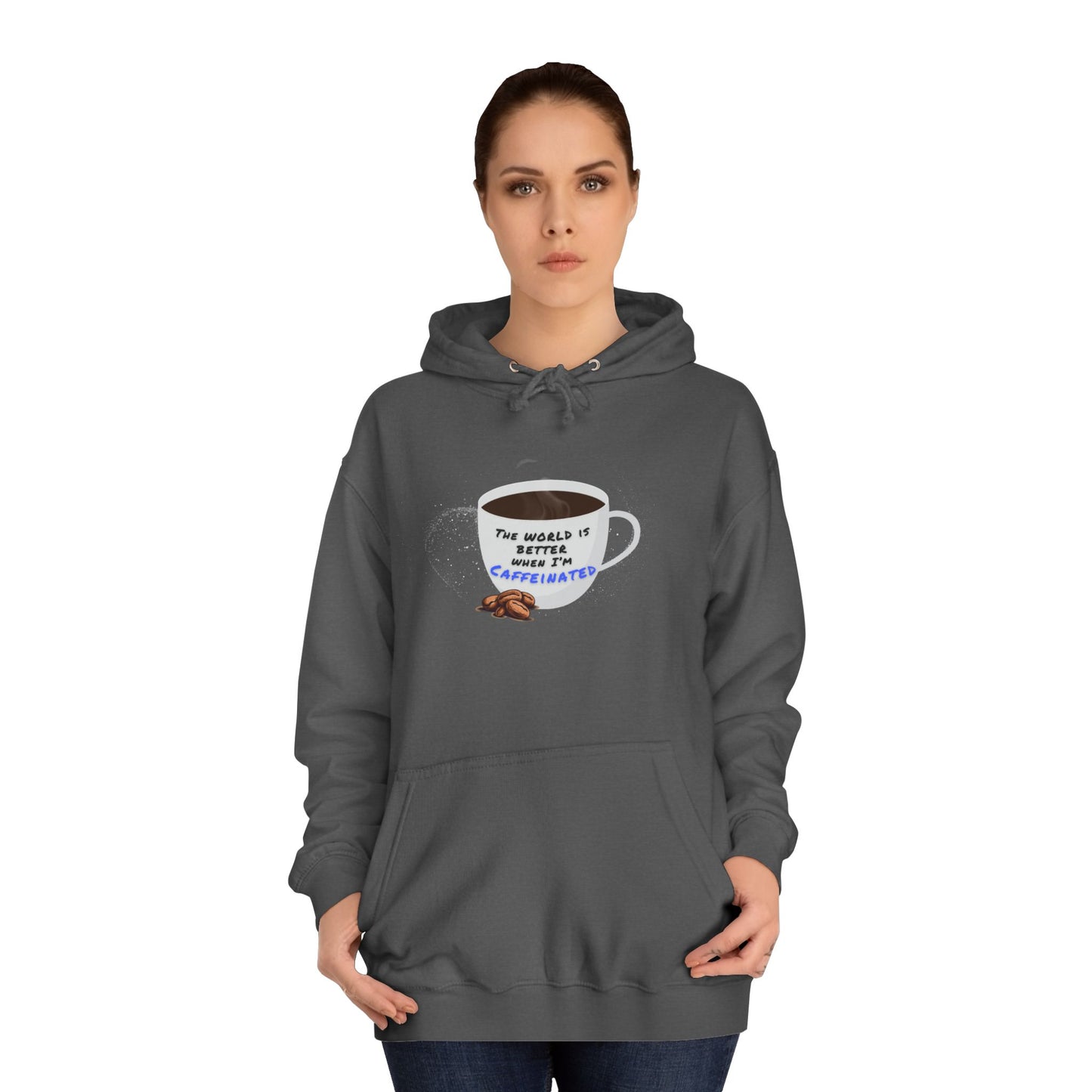 Caffeine Lover Hoodie - Unisex College Hoodie