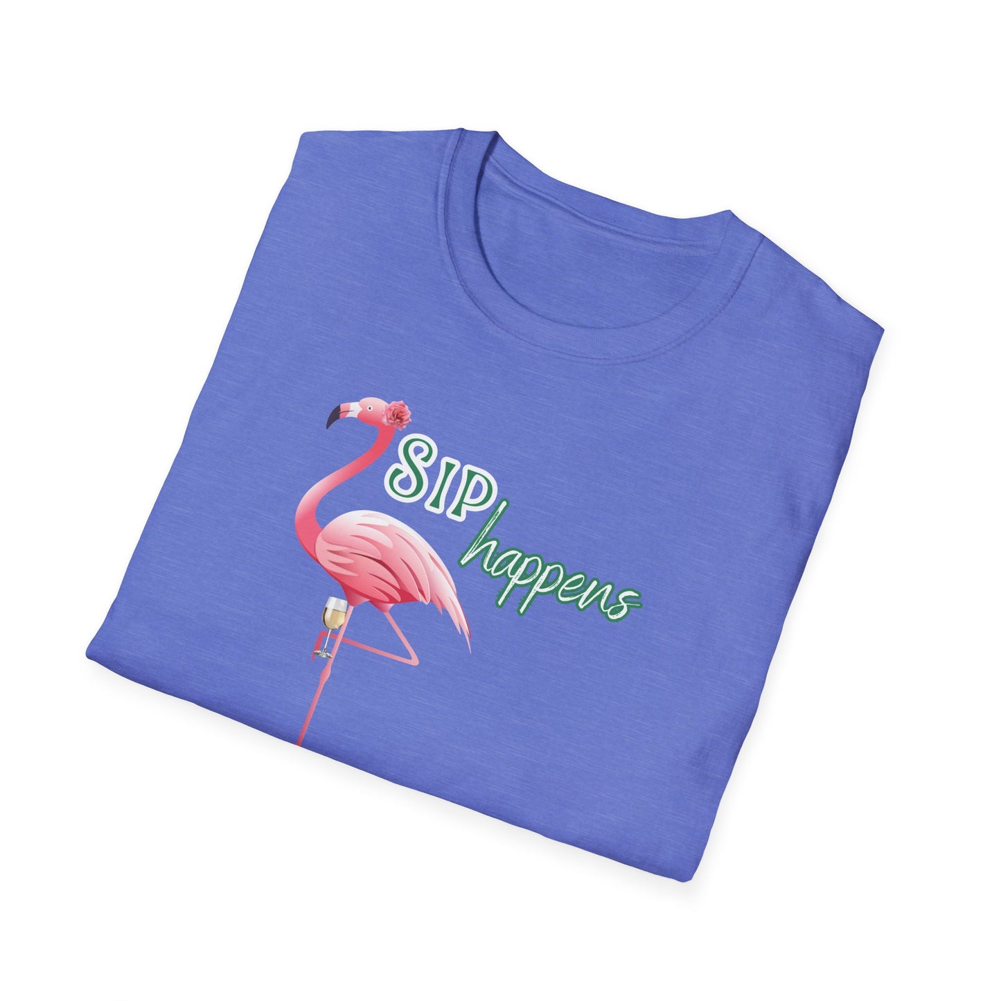 Sip Happens, Unisex Softstyle T-Shirt