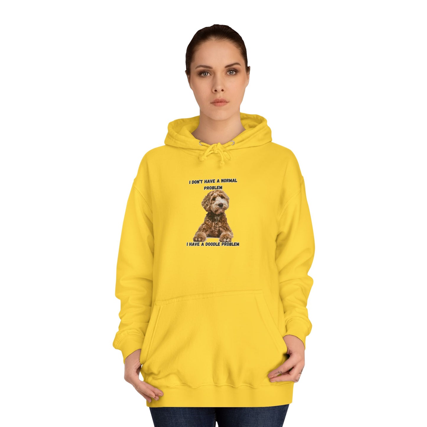 I have a Doodle Problem, Unisex College Hoodie