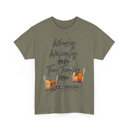 Whiskey Wednesday, Unisex Heavy Cotton Tee