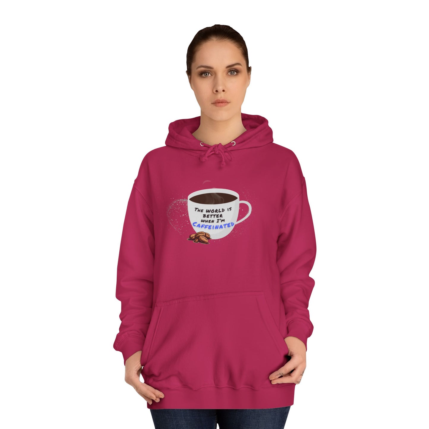 Caffeine Lover Hoodie - Unisex College Hoodie