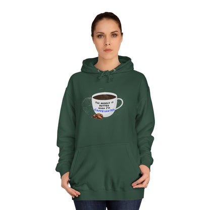 Caffeine Lover Hoodie - Unisex College Hoodie