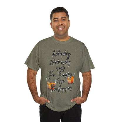 Whiskey Wednesday, Unisex Heavy Cotton Tee