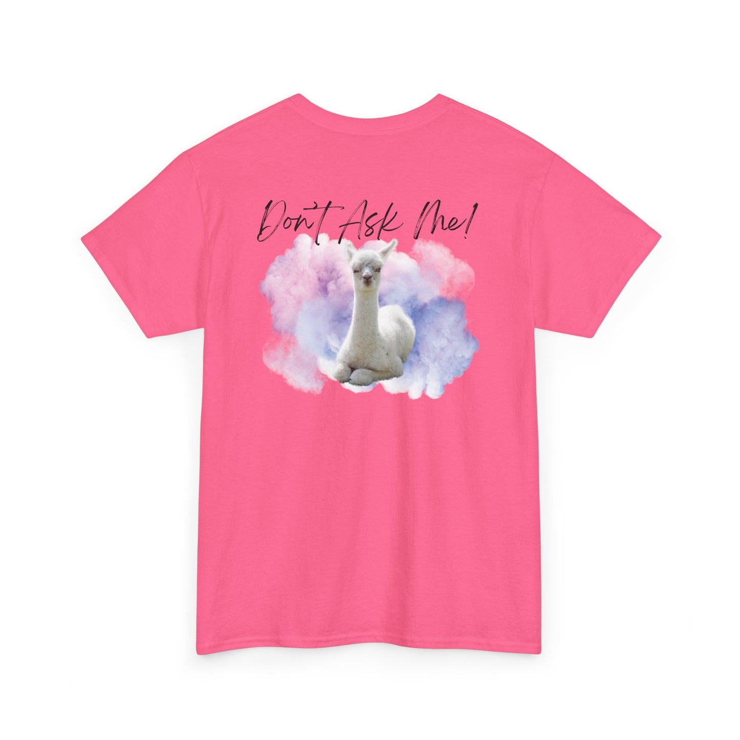 Funny Alpaca Tee, Unisex Cotton Shirt, Cute Animal Graphic Tee, Casual Wear, Gift for Animal Lovers, Birthday, Humor Apparel