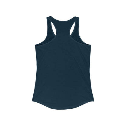 Sorry for what I said before I had my coffee, Women's Ideal Racerback Tank