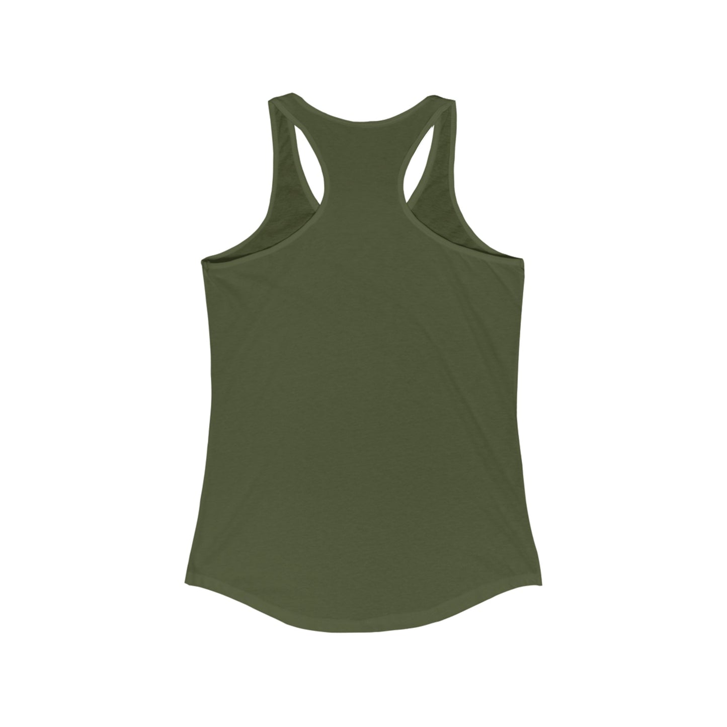 Sorry for what I said before I had my coffee, Women's Ideal Racerback Tank
