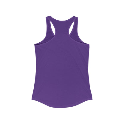 Sorry for what I said before I had my coffee, Women's Ideal Racerback Tank