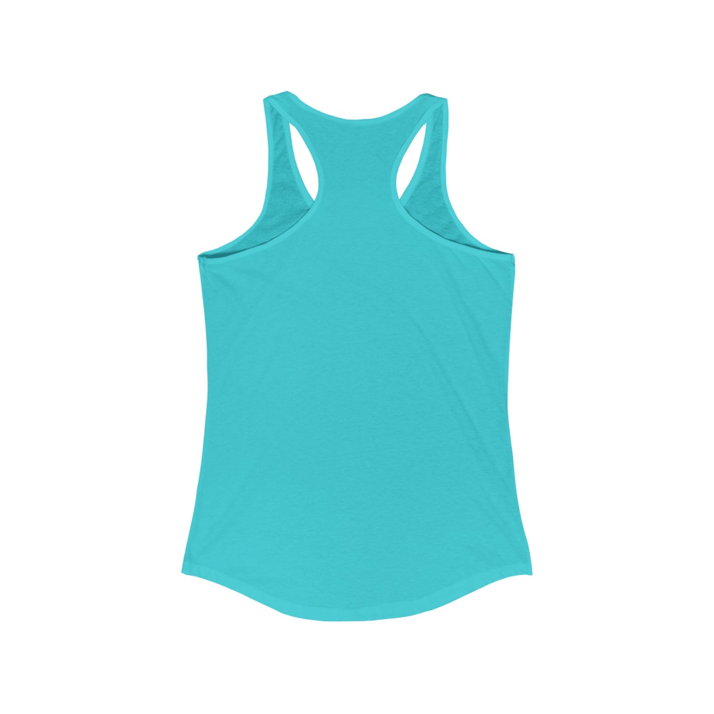 Sorry for what I said before I had my coffee, Women's Ideal Racerback Tank