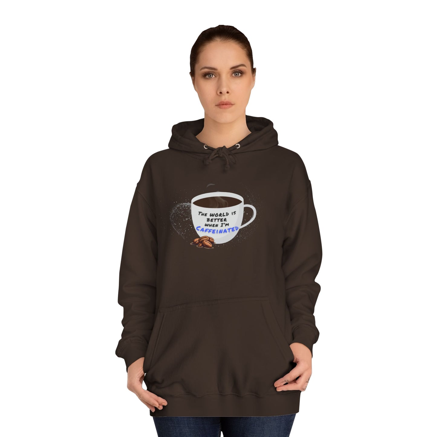 Caffeine Lover Hoodie - Unisex College Hoodie