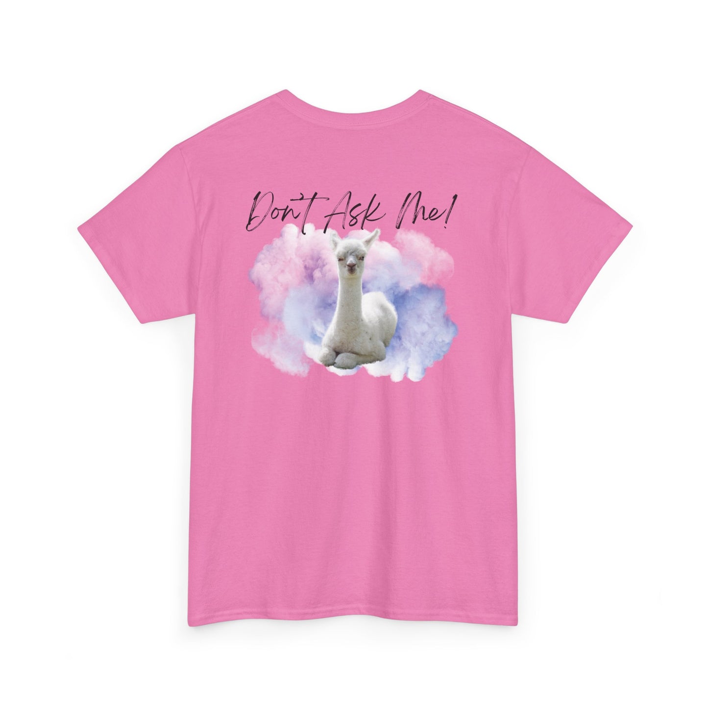 Funny Alpaca Tee, Unisex Cotton Shirt, Cute Animal Graphic Tee, Casual Wear, Gift for Animal Lovers, Birthday, Humor Apparel