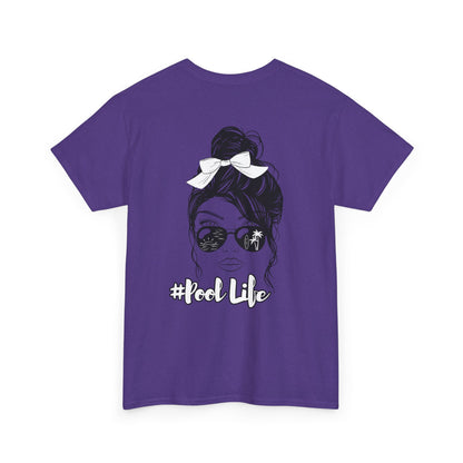 #Pool Life, Unisex Heavy Cotton Tee - Vibrant Summer Vibes