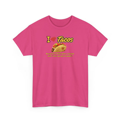 I Love Tacos Tee, Taco Lover Shirt, Foodie Apparel, Funny Gift for Taco Tuesday, Perfect for Foodie Celebrations, Casual [...]