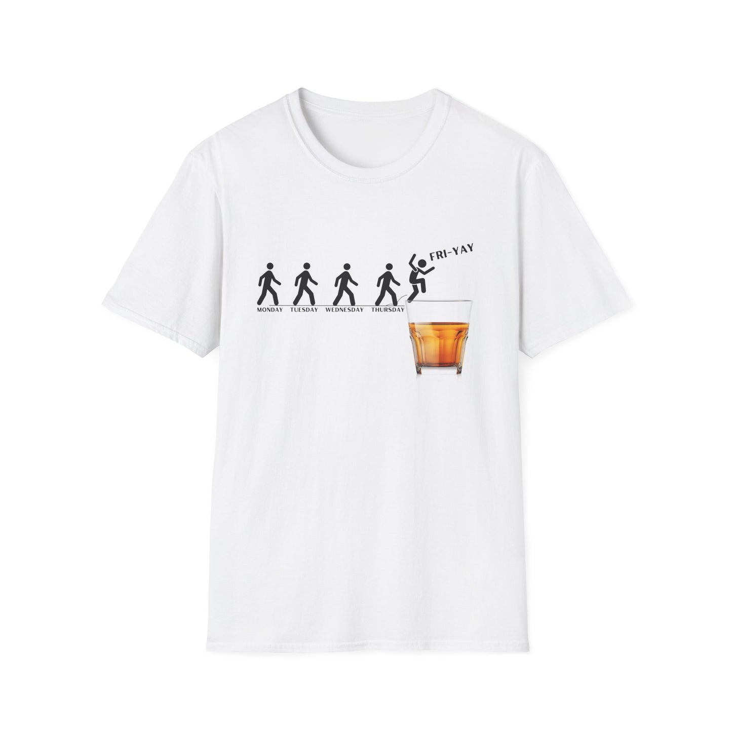 Fri-YAY Whiskey, Softstyle T-Shirt