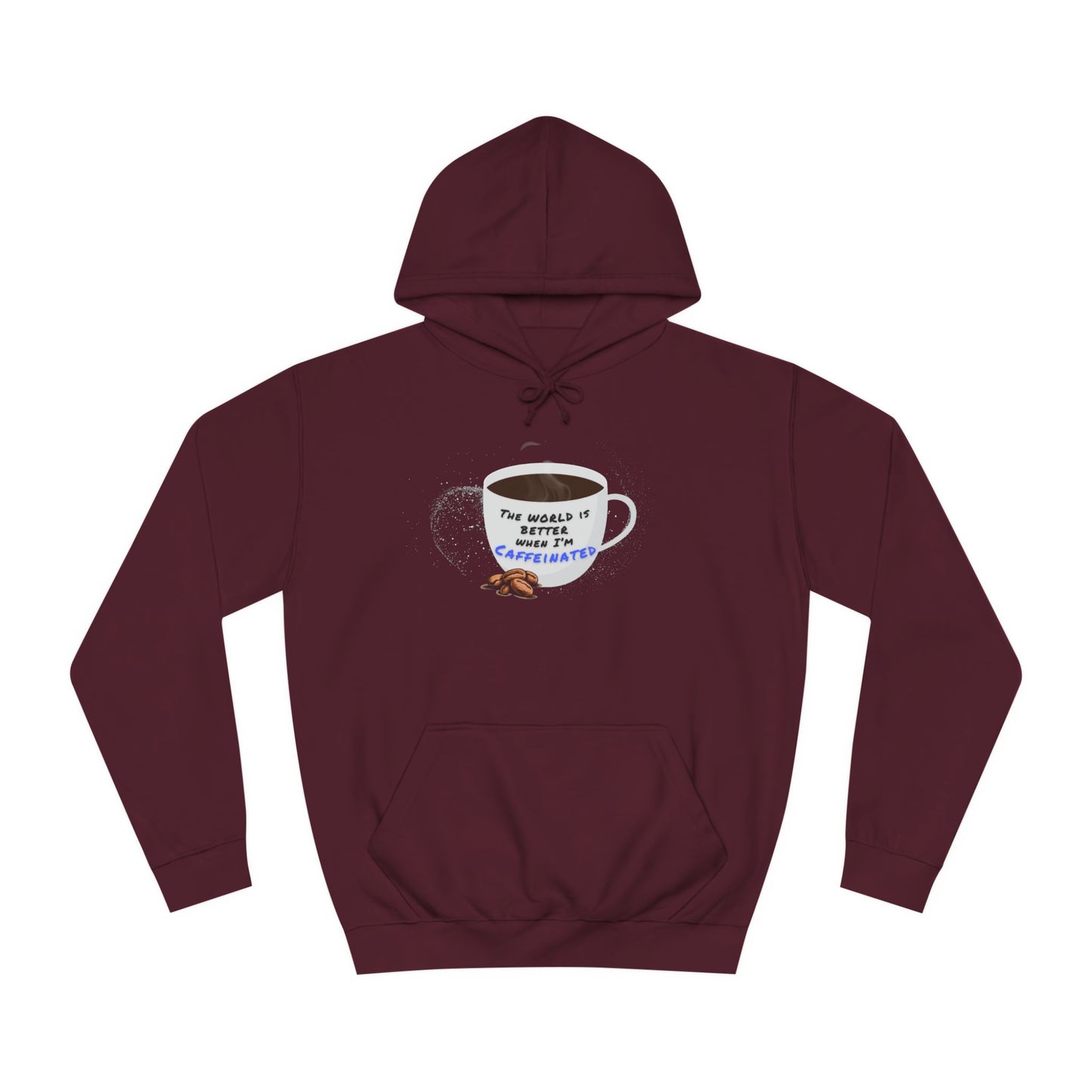 Caffeine Lover Hoodie - Unisex College Hoodie